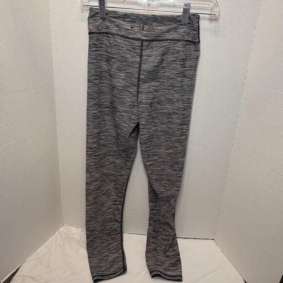 Girl’s Reversible Fila Athletic Leggings Size Large Black - Picture 3 of 6